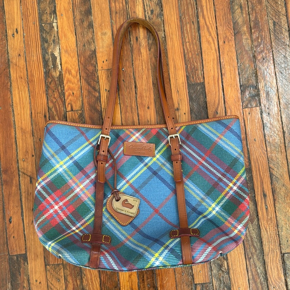 Dooney & Bourke Tartan Tote Bag